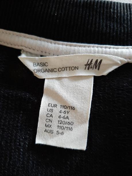 Tepláková bunda, h&m,116