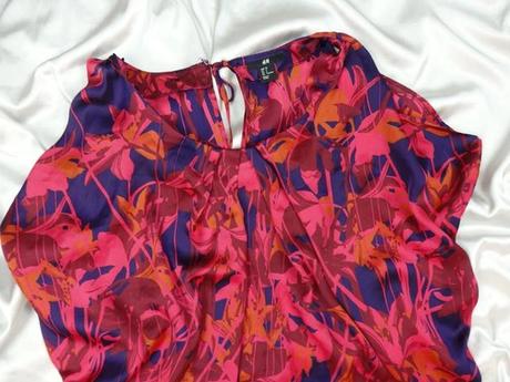 Saténový top, h&m,36