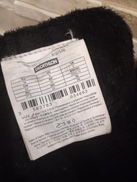 Zimne topanky s postovnym, decathlon,38