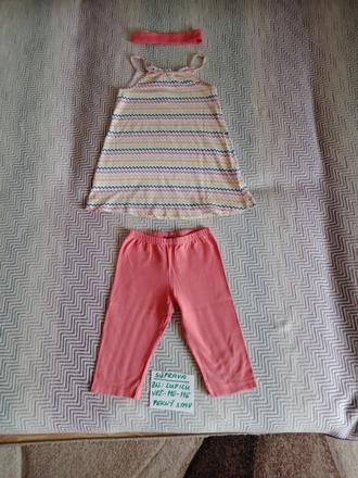 Dievčenská letná súprava zn.lupilu veľ.110-116, lupilu,110