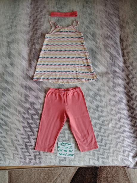 Dievčenská letná súprava zn.lupilu veľ.110-116, lupilu,110