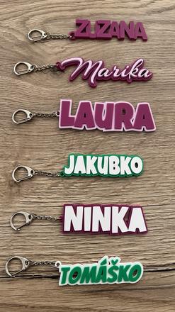 Kľúčenka s menom,