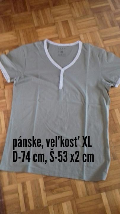 Pánske tričko, basics,xl