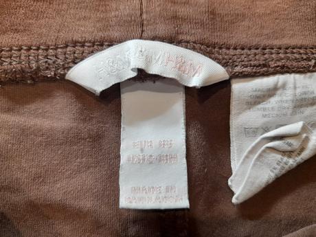 Tenké hnedé legíny, h&m,104
