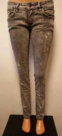 Dámske elastické sivé rifle, newplay, s