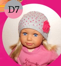 Čiapka rada- naďa šedá 50-52, rada,104 / 110 / 116