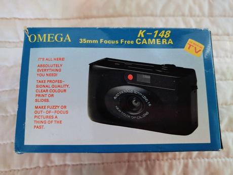 Retro kinofilmový fotoaparát omega k-148 (v krabic,