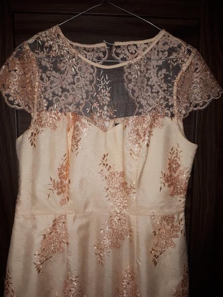 Krajkové šaty, f&f,40