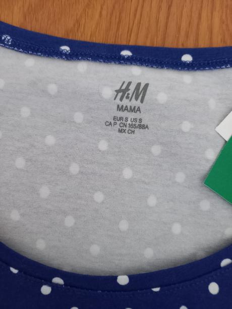 Tehotenské tričko č.s, h&m,s