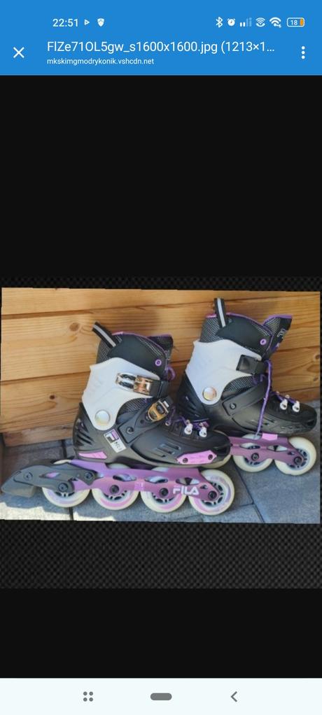 Inline korčule, fila,34