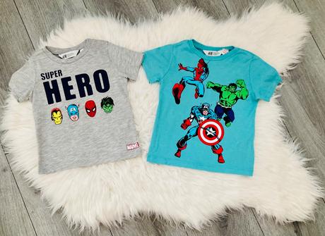 2x tričko marvel veľ. 92, h&m,92