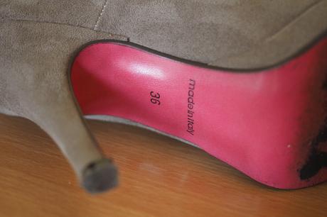 Lodičky z brúsenej kože, 36