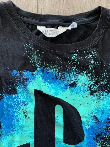 Tričko s play station aplikaciou, h&m,164