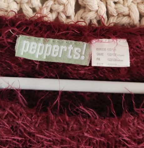 Chlpatý bordový svetrík, pepperts,122