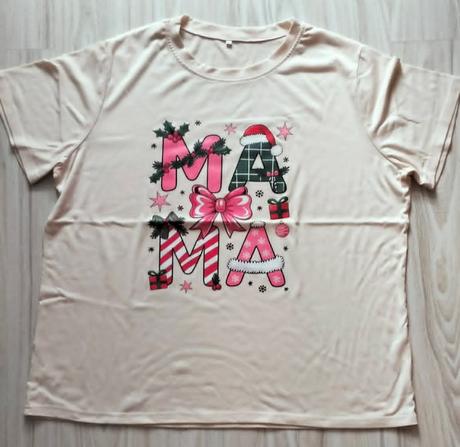 Vianočné tričko "mama", v. xxl/xxxl, xxl