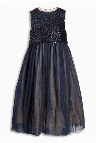Sviatočné flitrové šaty next, next,104 - 158