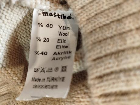 Predĺžený teplý pulover, 116