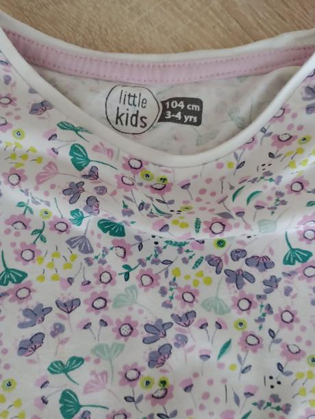 Legíny a tričko s kvetinkami, pepco,104
