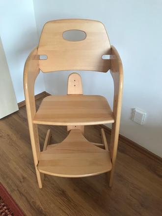 Detská rastúca jedálenská stolička, 
