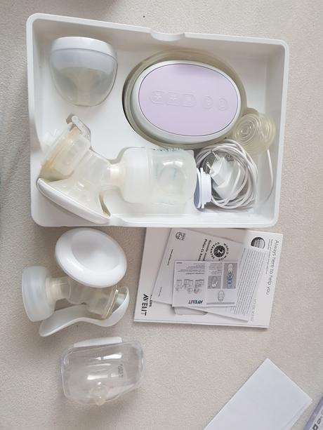 Elektrická odsávačka avent, 