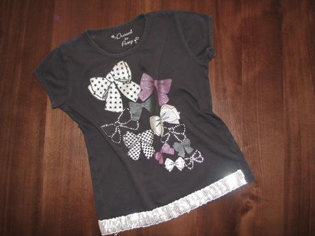 Tričko s mašličkami, matalan,152