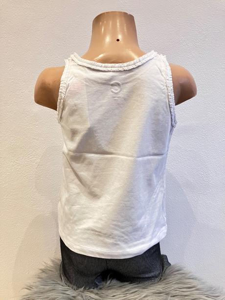 Dievčenské tielko s fodričkami a nápisom  (98-104), cubus,98 / 104