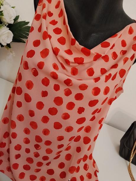 Nerogiardini bodkovaný top - made in italy, 36 / s