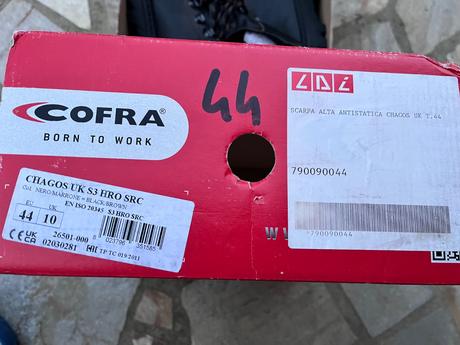 Pánska pracovná obuv zn. cofra - nová, 44