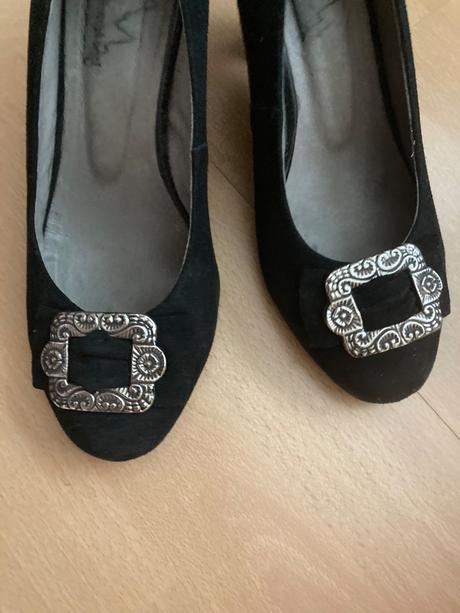 Dámske semišové lodičky, 37, 37