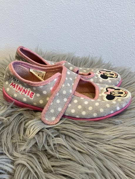 Dievčenské bodkované papuče minnie (30), disney,30