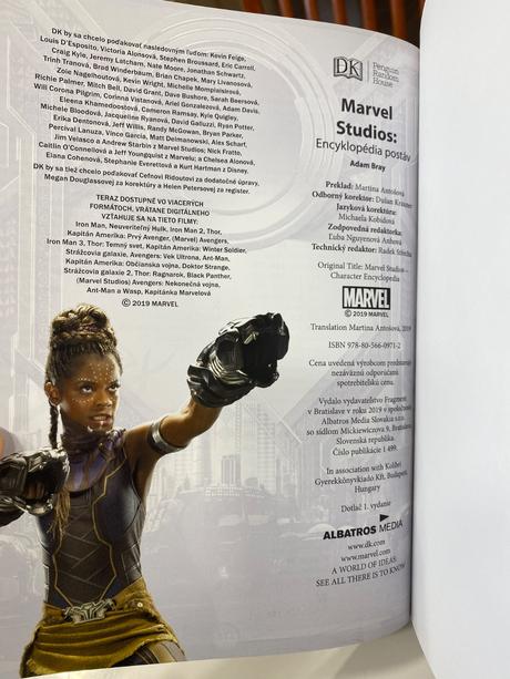 Kniha marvel studios encyklopédia postáv nová, 