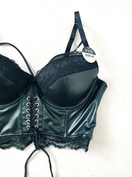 Koženková podprsenka 85b, new yorker,85b