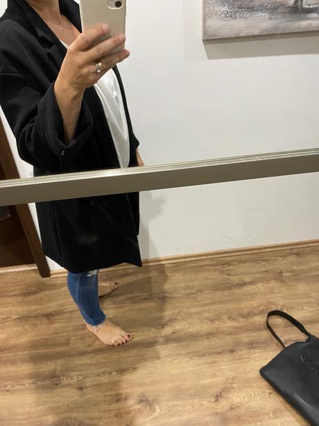 Teplejší oversize kabát, sako stradivarius, stradivarius,l