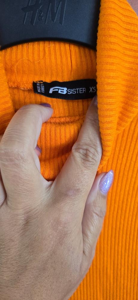 Rolak oranžová, fishbone,xs