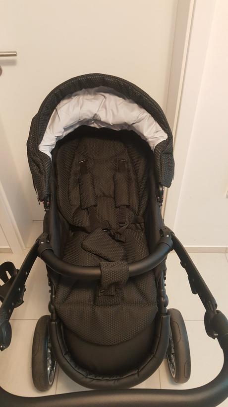 Kočiar 3v1junama mirror satin+ odrážadlo, vanička,, junama,junama mirror