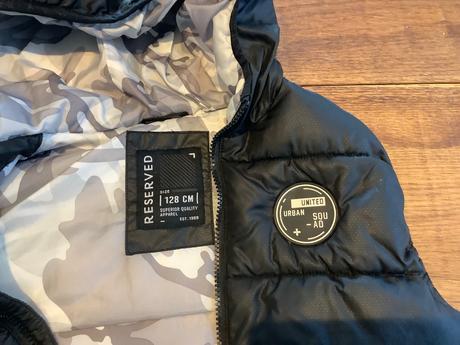 Zateplena reserved vesta cierna 128, reserved,128