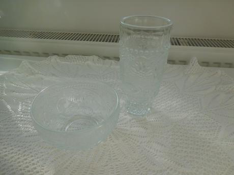 Vazička + miska na oriešky či cukríky,, 