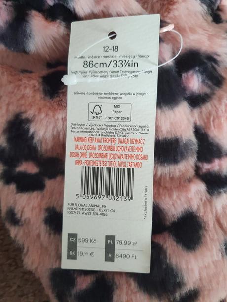 Zimný huňatý overal 86, f&f,86