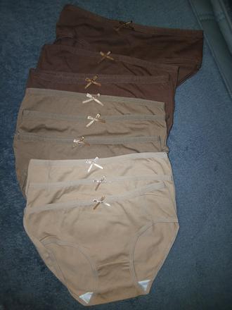 Bavlnené nohavičky 9x, 146