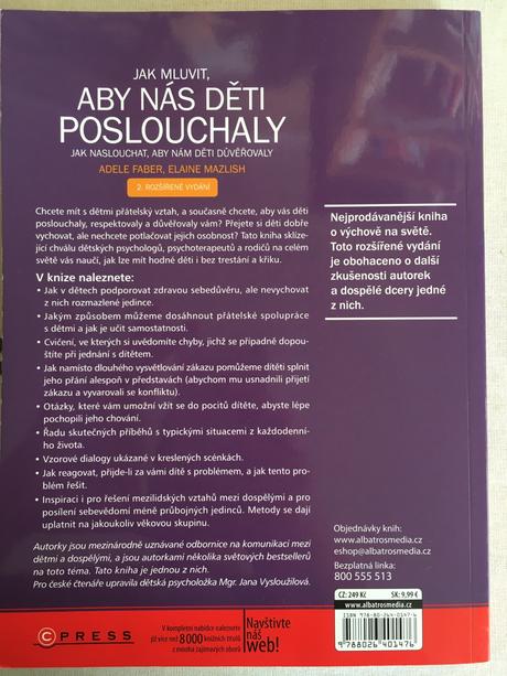 Kniha jak mluvit, aby nás děti poslouchaly, 