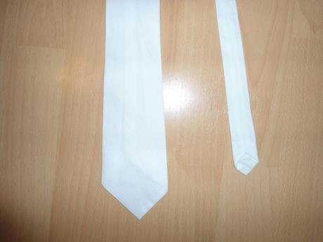 Damska biela kravata, 