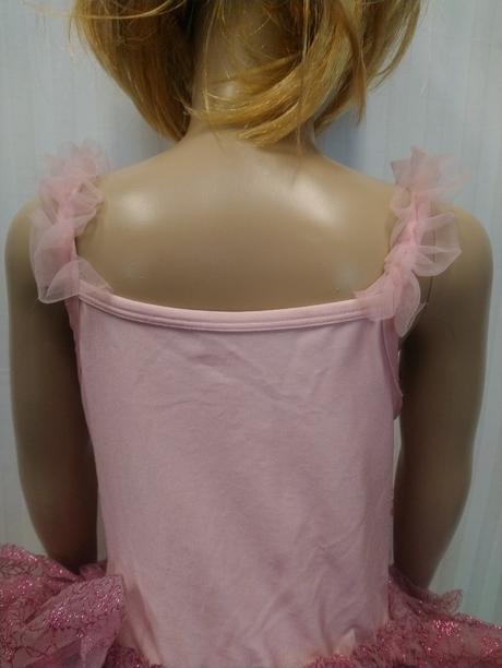 Ružový tanečný tricot, kostým, disney, 122-128, 