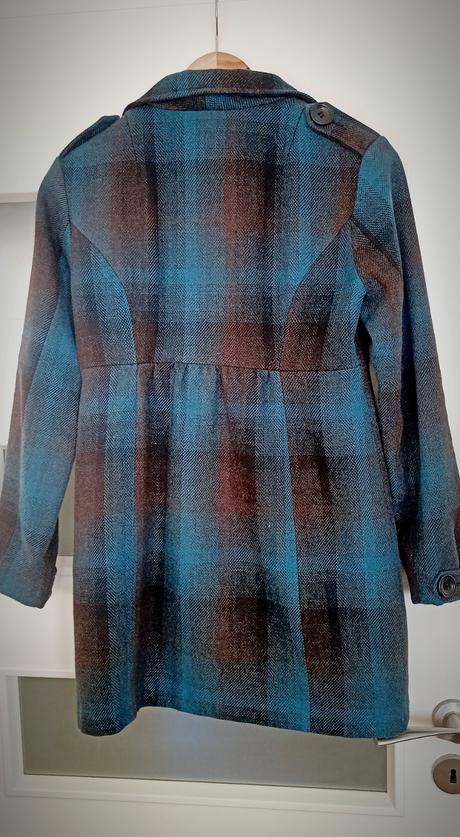 Prechodný vlnený kabat, h&m,164
