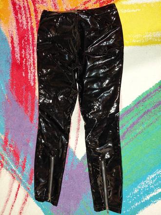 Icona pop ginatricot pvc nohavice 38, 38