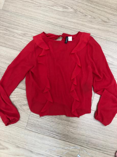 Croptop blúzka, h&m,34