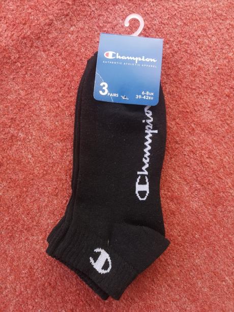Champion ponožky 3 páry veľkosť 39-42, champion,39 / 40 / 42