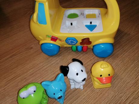 Auto so zvieratkami zvukové, edukačné,