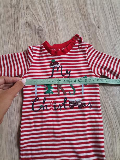 Vianočné dupačky + 2 podbradníky, f&f,56