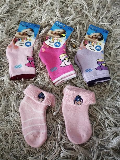 Nové froté ponožky 0-12 m, 21