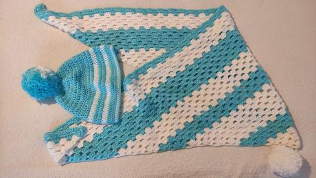 Súprava šál, čiapka, 50 / 56